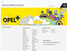 Tablet Screenshot of opel-accessories.com